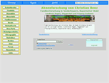 Tablet Screenshot of ahnenforschung-benz.de
